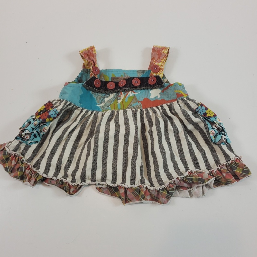 Matilda Jane Girl's Top You & Me Zephyr Knot 12 Months